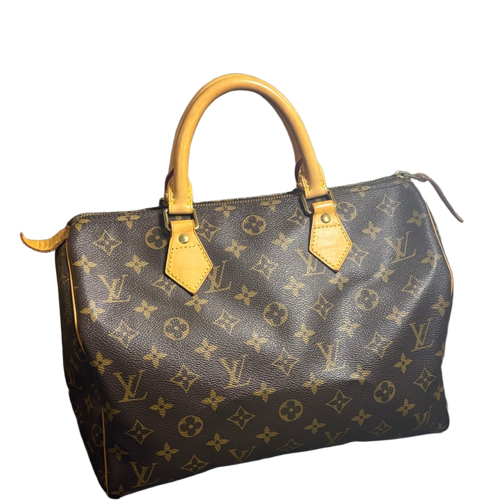 Louis Vuitton Speedy 30 Monogram Canvas| Dust Bag,Lock & Key| Authentic